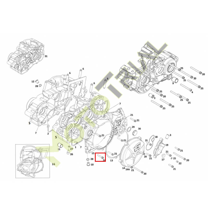 Спецболт DIN 6921 шестигранный 8 M6×35 кл.10.9 Geomet